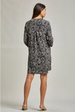 Scarlett Signature A-Line Dress with Mandarin Collar