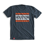 Block Houston Graphic Tee- Heather Blue