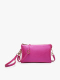 Riley Three Compartment Crossbody/Wristlet - Many Colors