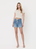 Sienna Relaxed Drawstring Utility Denim Shorts