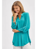 Lizzy 3/4 Sleeve Signature Solid Top