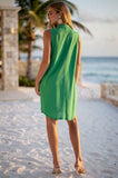 Dockside Days Quarter-Zip Sleeveless Dress