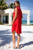 Dockside Days Quarter-Zip Sleeveless Dress