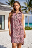 Pink Paradise Paisley Dress- Black/Pink
