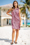 Pink Paradise Paisley Dress- Black/Pink