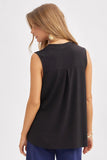 Lizzy Sleeveless Signature A-Line Solid Top