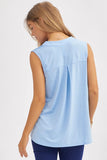 Lizzy Sleeveless Signature A-Line Solid Top