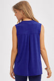 Lizzy Sleeveless Signature A-Line Solid Top