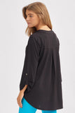 Lizzy 3/4 Sleeve Signature Solid Top