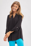 Lizzy 3/4 Sleeve Signature Solid Top