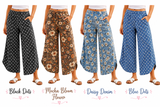 Tulip Hem Wide Leg Pants