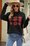 Smooches Pullover Sweater - Pink or Black