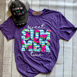 Sweet Summer Graphic Tee - Purple