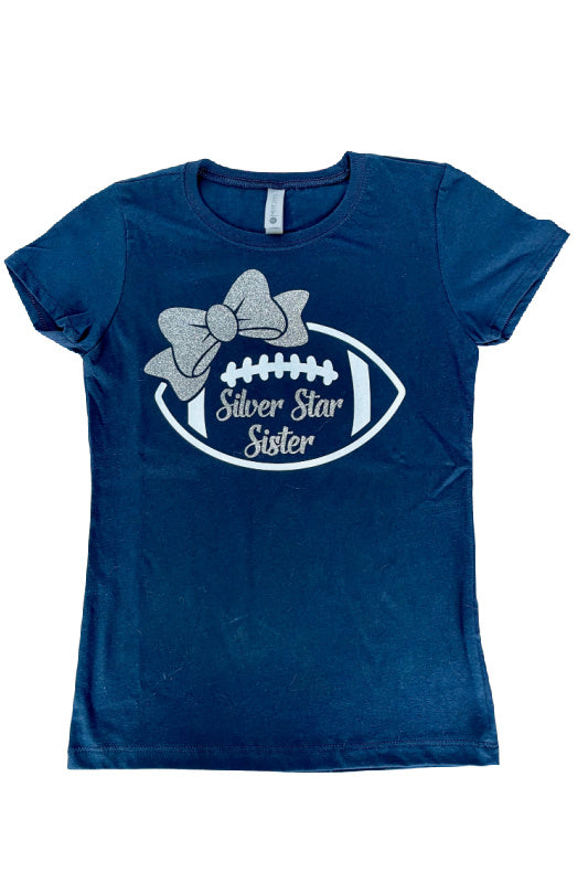 YOUTH - Little Sister Silver Stars Tee