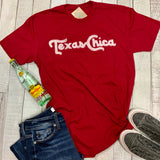 Texas Chica Graphic Tee - Red
