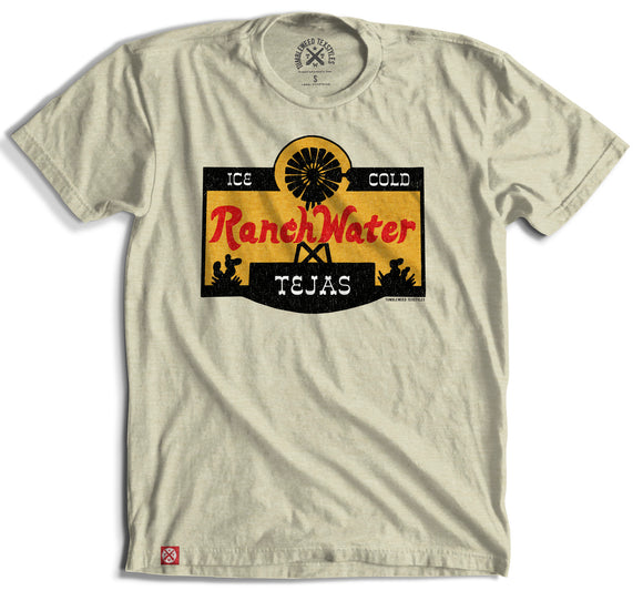 Ranch Water Tejas Graphic Tee - Oatmeal