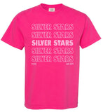 Comfort Colors Tee - Stacked Silver Stars
