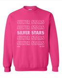 Sweatshirt - Stacked Silver Stars