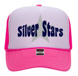 Foam Trucker Hat - Silver Stars
