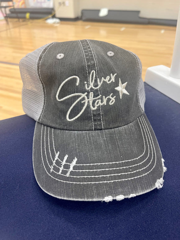 Trucker Hat - Silver Stars