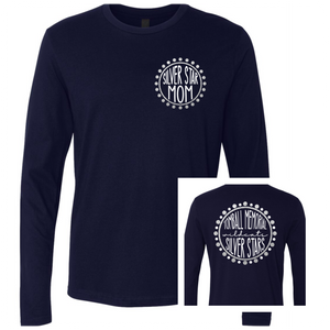 Long Sleeve Tee - Silver Stars MOM